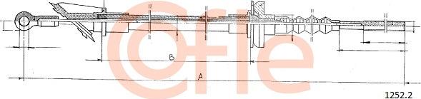 Cofle 92.1252.2 - Clutch Cable onlydrive.pro