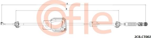 Cofle 2CB.CT002 - Trosas, neautomatinė transmisija onlydrive.pro