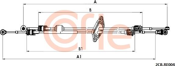 Cofle 92.2CB.RE004 - Tross,käigukast onlydrive.pro