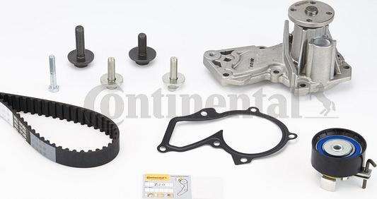 Contitech CT 881 WP2 - Water Pump & Timing Belt Set onlydrive.pro