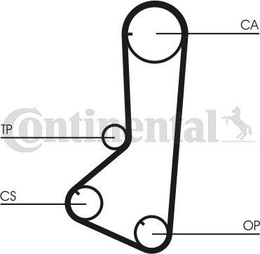 Contitech CT 839 - Timing Belt onlydrive.pro