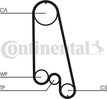 Contitech CT 874 K1 - Timing Belt Set onlydrive.pro