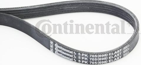 Contitech 5 PK 705 ELAST - V-Ribbed Belt onlydrive.pro