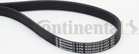 Contitech 6PK1059ELAST - V-Ribbed Belt onlydrive.pro