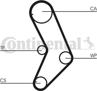 Contitech CT 999 - Timing Belt onlydrive.pro