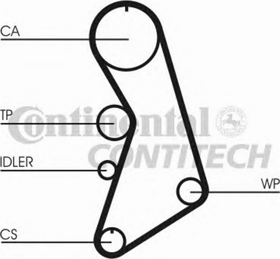 CONTITECH CT909K1 - Timing Belt Set onlydrive.pro