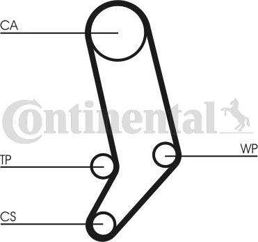 Contitech CT 939 WP2 - Water Pump & Timing Belt Set onlydrive.pro