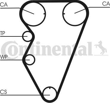 Contitech CT 974 K1 - Timing Belt Set onlydrive.pro