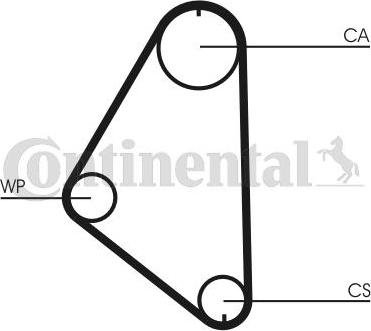 Contitech CT 558 - Timing Belt onlydrive.pro