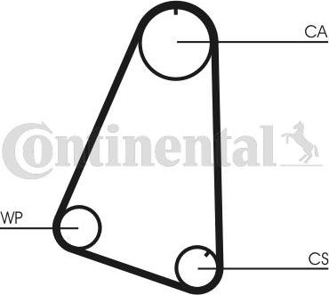 Contitech CT 504 - Timing Belt onlydrive.pro