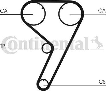 Contitech CT 608 - Timing Belt onlydrive.pro