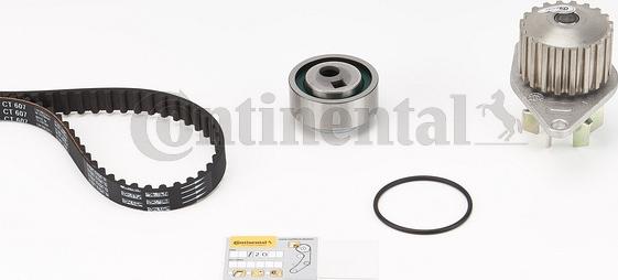 Contitech CT 607WP1 - Water Pump & Timing Belt Set onlydrive.pro