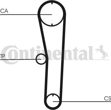 Contitech CT 680 - Timing Belt onlydrive.pro