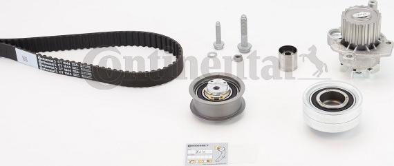 Contitech CT 1044 WP2 - Water Pump & Timing Belt Set onlydrive.pro