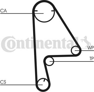 Contitech CT1082K1 - Timing Belt Set onlydrive.pro