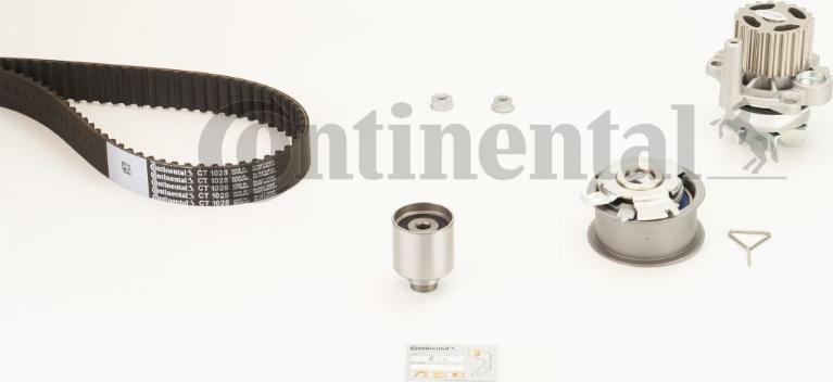 Contitech CT1028WP4 - Water Pump & Timing Belt Set onlydrive.pro