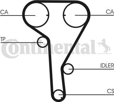 CONTITECH CT 1077 WP2 - Water Pump & Timing Belt Set onlydrive.pro