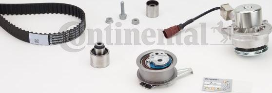 Contitech CT 1168 WP9 - Water Pump & Timing Belt Set onlydrive.pro