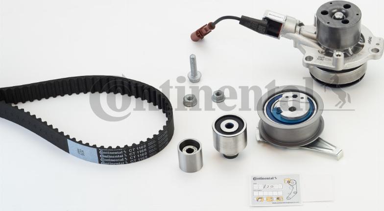 Contitech CT1168WP4 - Water Pump & Timing Belt Set onlydrive.pro