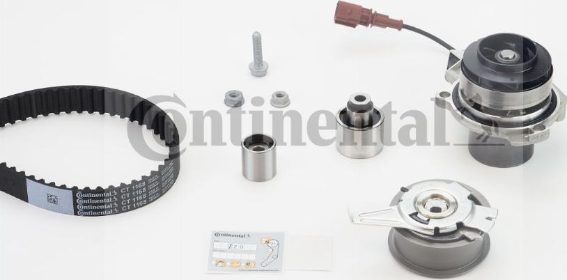 Contitech CT 1168 WP5 - Water Pump & Timing Belt Set onlydrive.pro