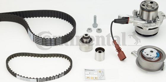 Contitech CT 1168 WP8 PRO - Water Pump & Timing Belt Set onlydrive.pro