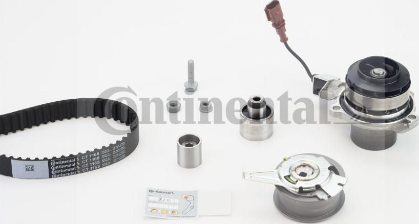 Contitech CT 1168 WP3 - Water Pump & Timing Belt Set onlydrive.pro