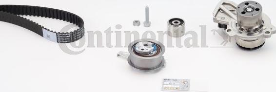 Contitech CT 1168 WP7 - Water Pump & Timing Belt Set onlydrive.pro