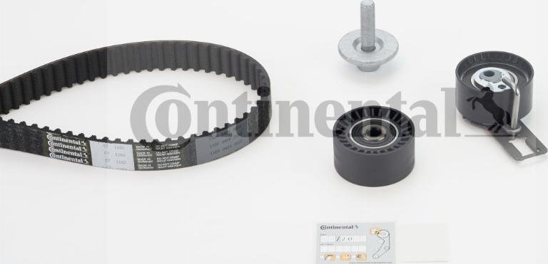 Contitech CT 1162 K5 - Timing Belt Set onlydrive.pro