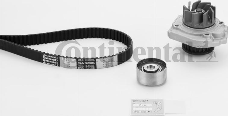 Contitech CT 1114 WP1 - Water Pump & Timing Belt Set onlydrive.pro