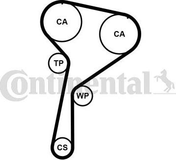 Contitech CT 1184 - Timing Belt onlydrive.pro