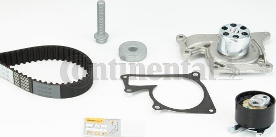 Contitech CT 1184 WP1 - Water Pump & Timing Belt Set onlydrive.pro