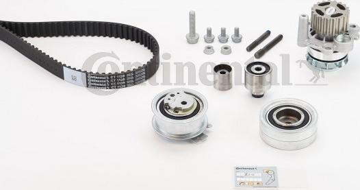 Contitech CT 1139 WP6 - Water Pump & Timing Belt Set onlydrive.pro