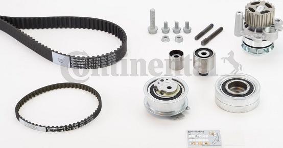 Contitech CT 1139 WP8 PRO - Water Pump & Timing Belt Set onlydrive.pro