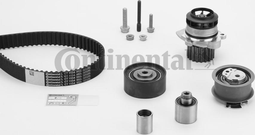 Contitech CT1134WP1 - Water Pump & Timing Belt Set onlydrive.pro