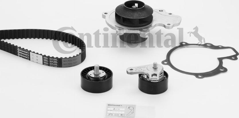 Contitech CT 1121 WP1 - Water Pump & Timing Belt Set onlydrive.pro