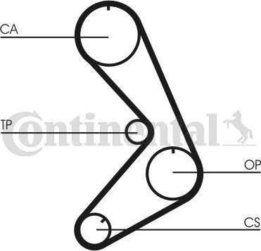 Contitech CT 750 - Timing Belt onlydrive.pro