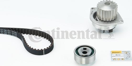 Contitech CT 744 WP1 - Water Pump & Timing Belt Set onlydrive.pro