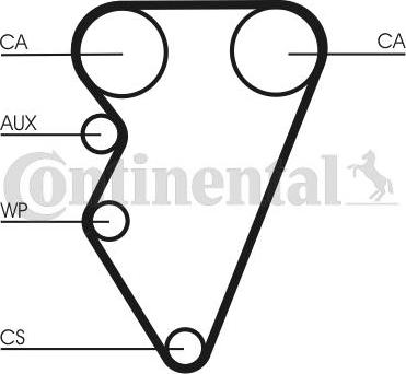 Contitech CT 708 - Timing Belt onlydrive.pro