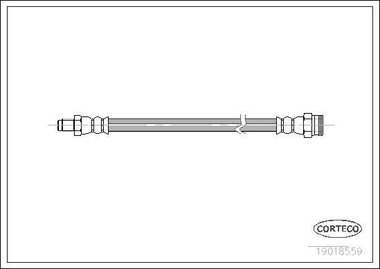 Corteco 19018559 - Brake Hose onlydrive.pro