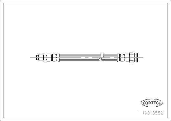 Corteco 19018552 - Brake Hose onlydrive.pro