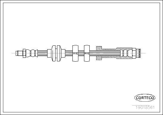 Corteco 19018561 - Brake Hose onlydrive.pro