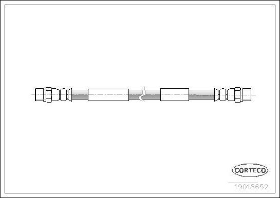 Corteco 19018652 - Brake Hose onlydrive.pro