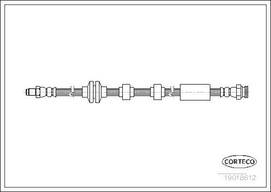 Corteco 19018612 - Brake Hose onlydrive.pro