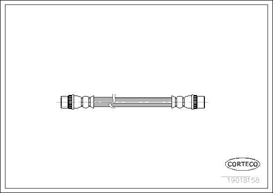 Corteco 19018158 - Brake Hose onlydrive.pro