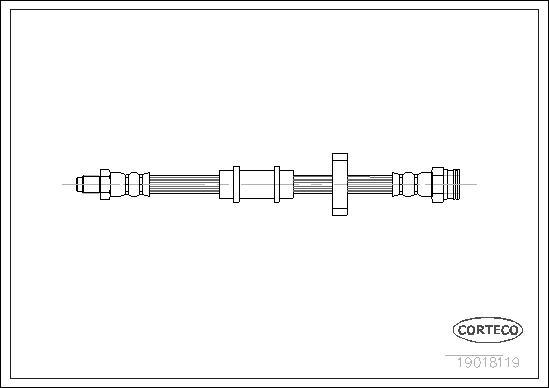 Corteco 19018119 - Brake Hose onlydrive.pro