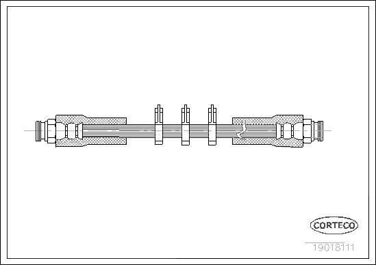 Corteco 19018111 - Brake Hose onlydrive.pro