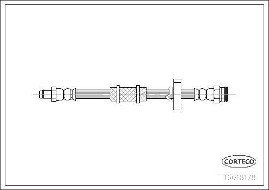 Corteco 19018178 - Brake Hose onlydrive.pro