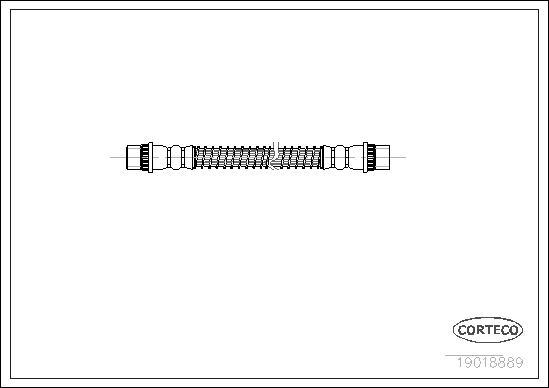 Corteco 19018889 - Brake Hose onlydrive.pro