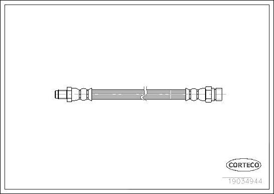 Corteco 19034944 - Pidurivoolik onlydrive.pro