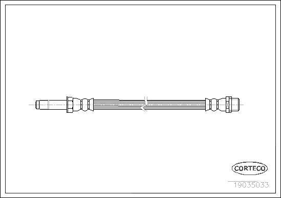 Corteco 19035033 - Brake Hose onlydrive.pro